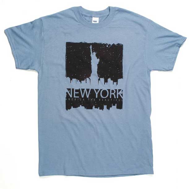 Cotton Casual Wear New York Graphic Printed T-Shirt